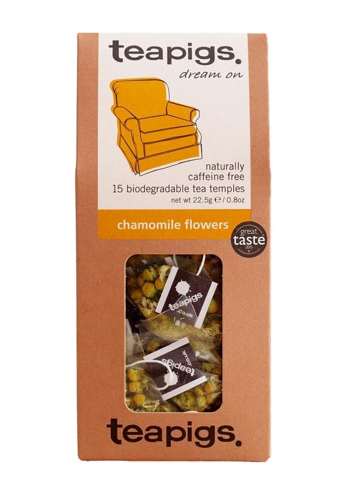 teapigs Chamomile Flowers Tea (15 Count) - Image 1